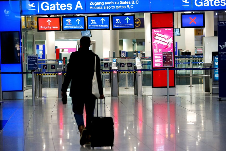 Dėl streiko Vokietijos oro uostuose atšaukta 600 skrydžių