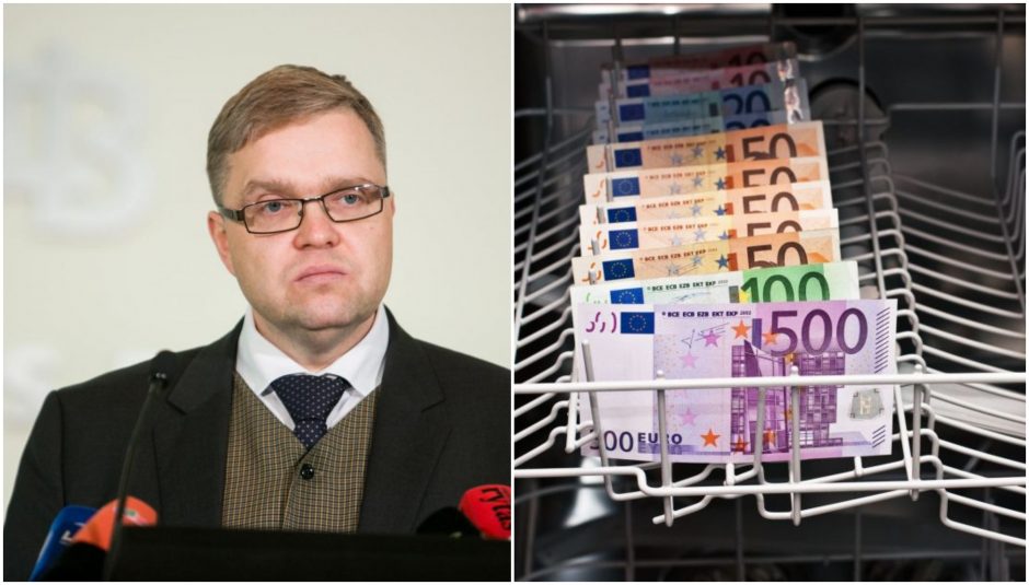 V. Vasiliauskas: naivu būtų tikėtis, kad Lietuvos bankai nepateko į pinigų plovimą
