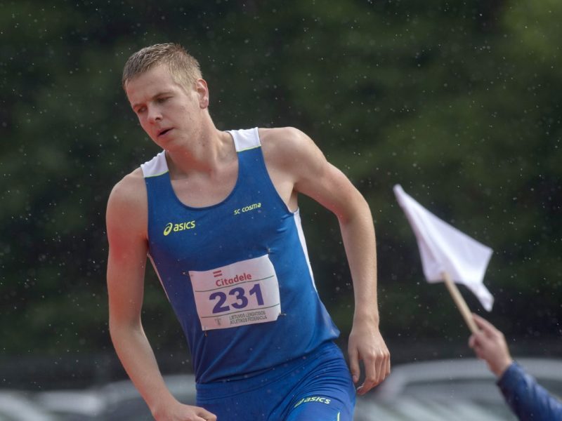 Šuolininkas į aukštį A. Glebauskas įvykdė Europos čempionato normatyvą