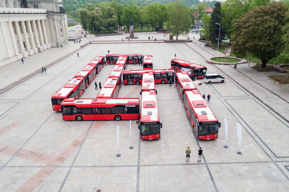 Vilnius per dešimtmetį už 300 mln. eurų atnaujins transporto sistemą