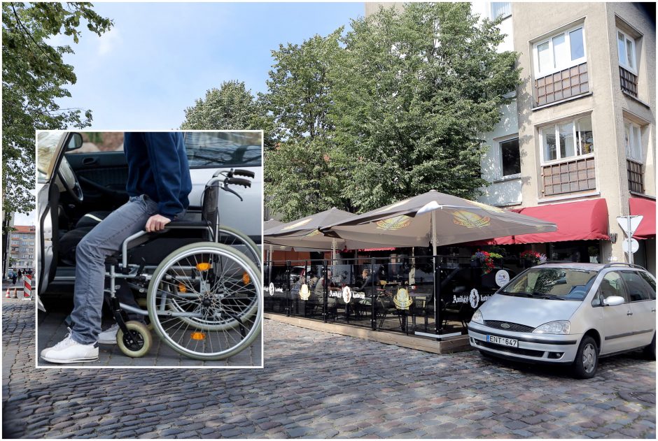 Problemos tęsiasi: patekti į kavinę uostamiestyje – iššūkis neįgaliesiems