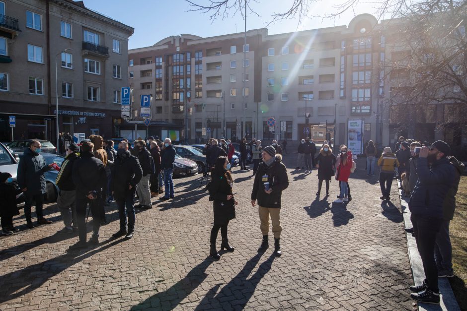 Prie Seimo – protestas dėl vairavimo egzaminų atnaujinimo