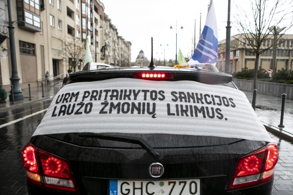 Sanatorijos „Belorus“ darbuotojų protestas Vilniuje