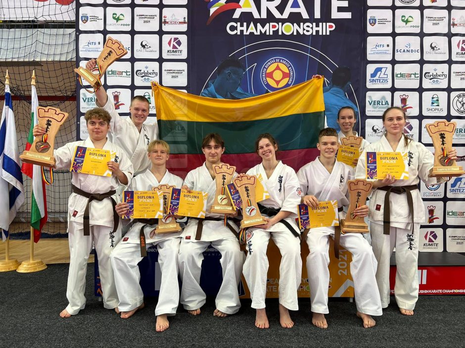 Pirmąją Europos čempionato dieną – keturi titulai Lietuvos karatistams