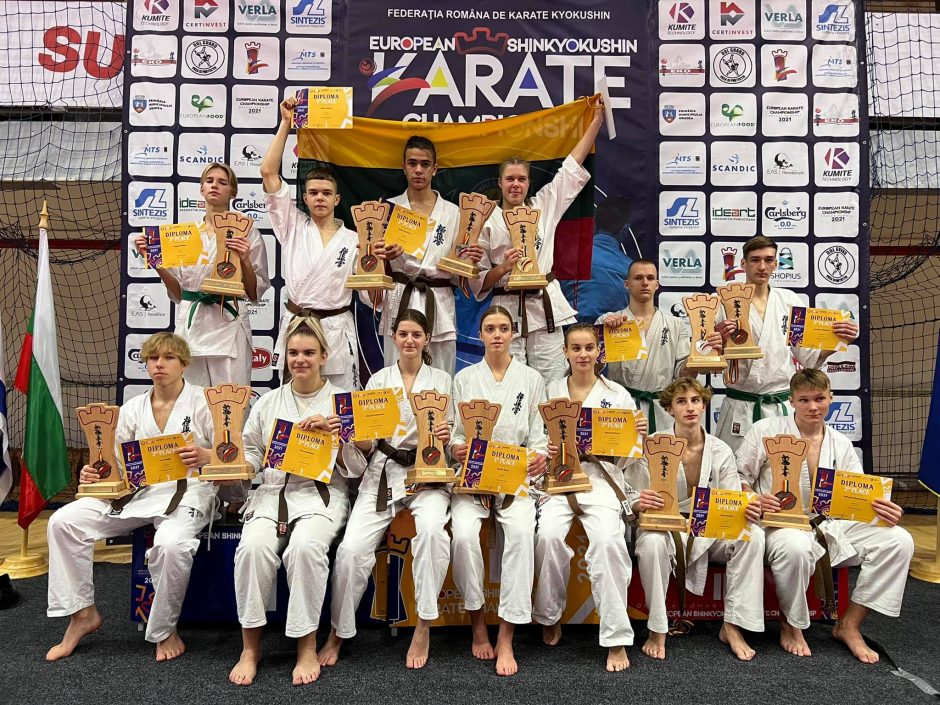 Pirmąją Europos čempionato dieną – keturi titulai Lietuvos karatistams