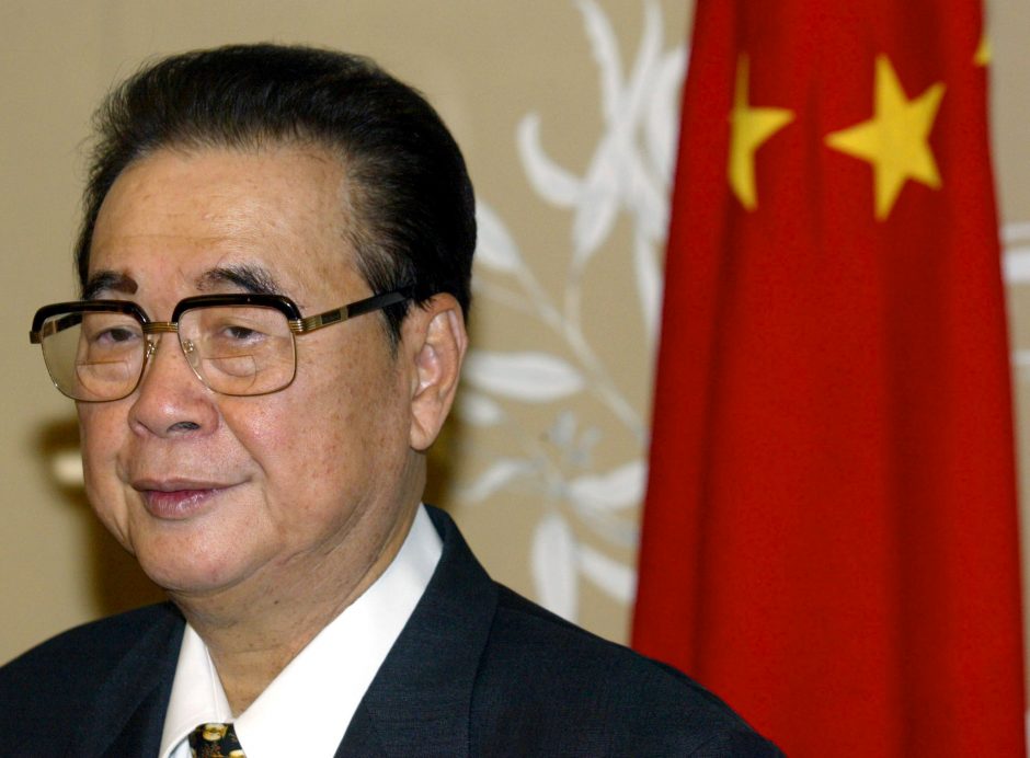 Mirė buvęs Kinijos premjeras Li Pengas