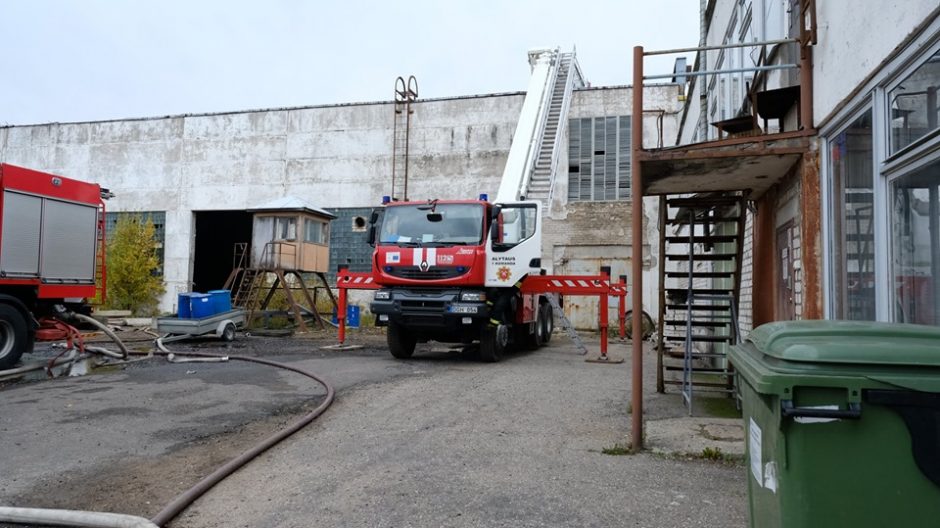 Alytuje dėl gaisro evakuotame reabilitacijos centre – normas viršijantis užterštumas