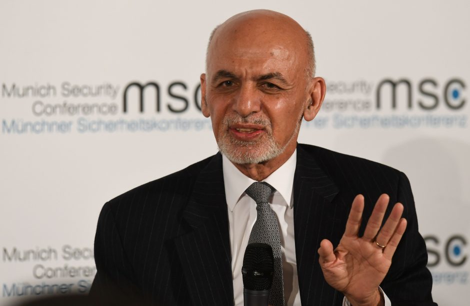Afganistano rinkimų komisija galutinai patvirtino prezidento A. Ghani pergalę