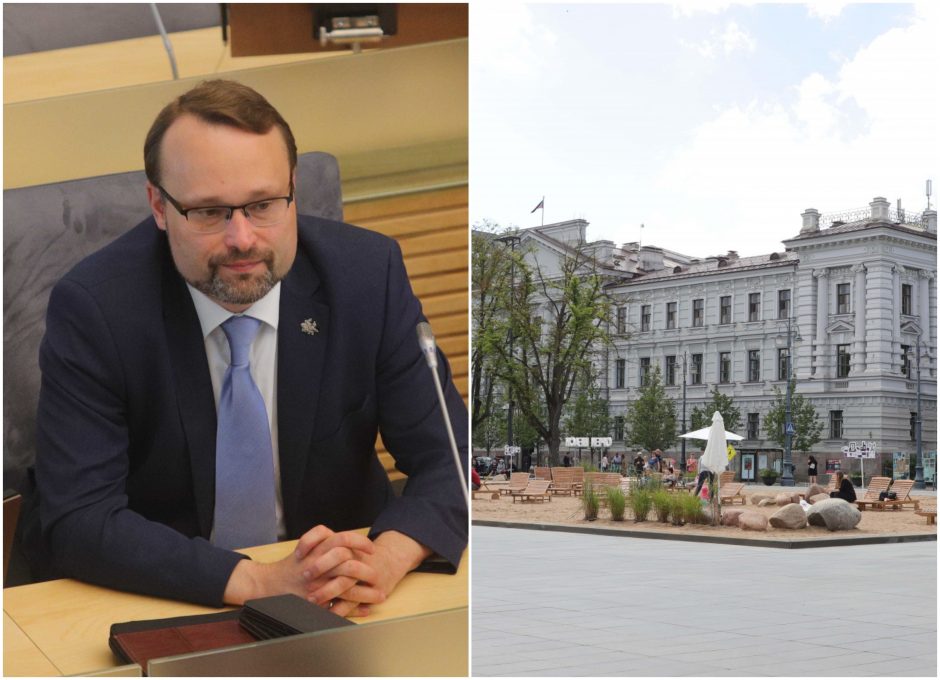 Kultūros ministras apie diskusijas dėl Lukiškių aikštės: tikiu, kad galime susitarti