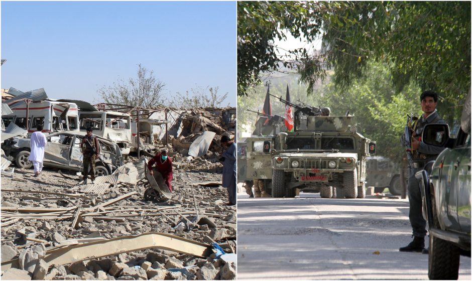Talibaną sukrėtė sprogdinimai: aukų skaičius vis didėja