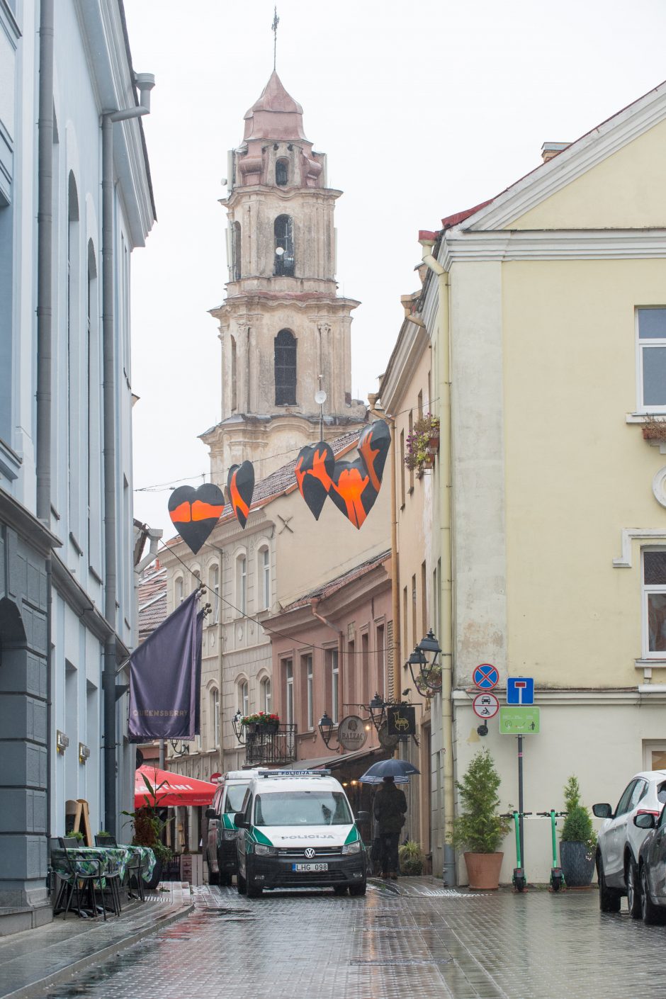 Protesto akcija Vilniuje prieš ribojimus nepasiskiepijusiems
