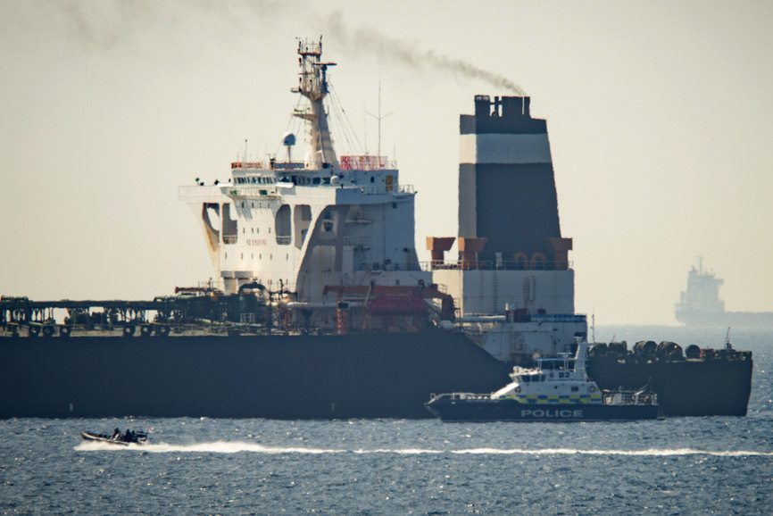 Iranas reikalauja Britanijos paleisti Gibraltare sulaikytą tanklaivį