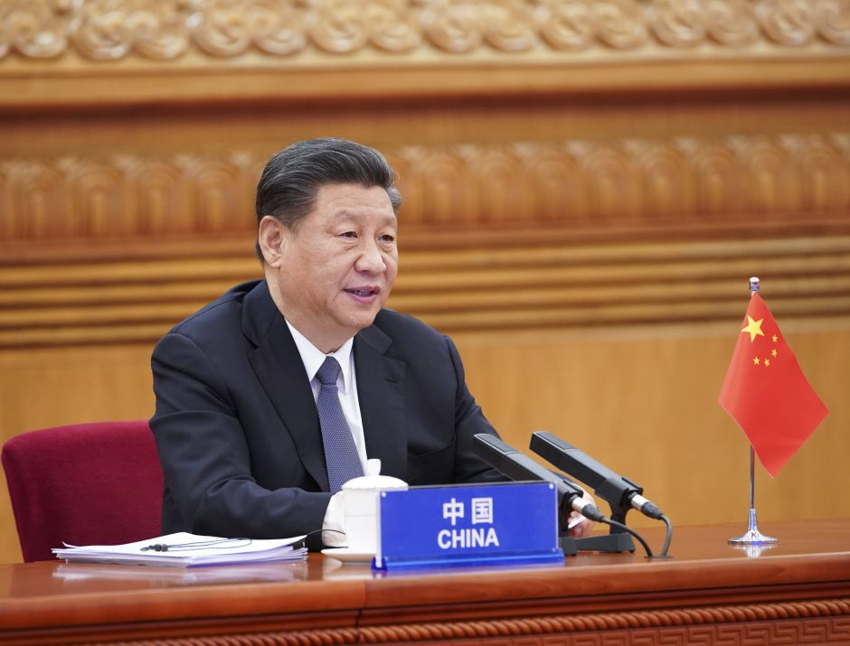 Xi Jinpingas: JAV ir Kinija turėtų susivienyti kovai su koronavirusu