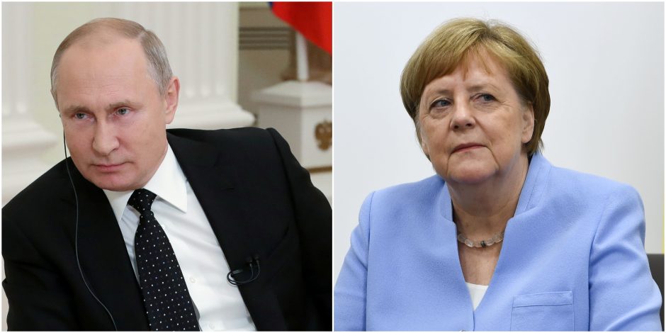 V. Putinas: A. Merkel pabėgėlių politika – kardinali klaida
