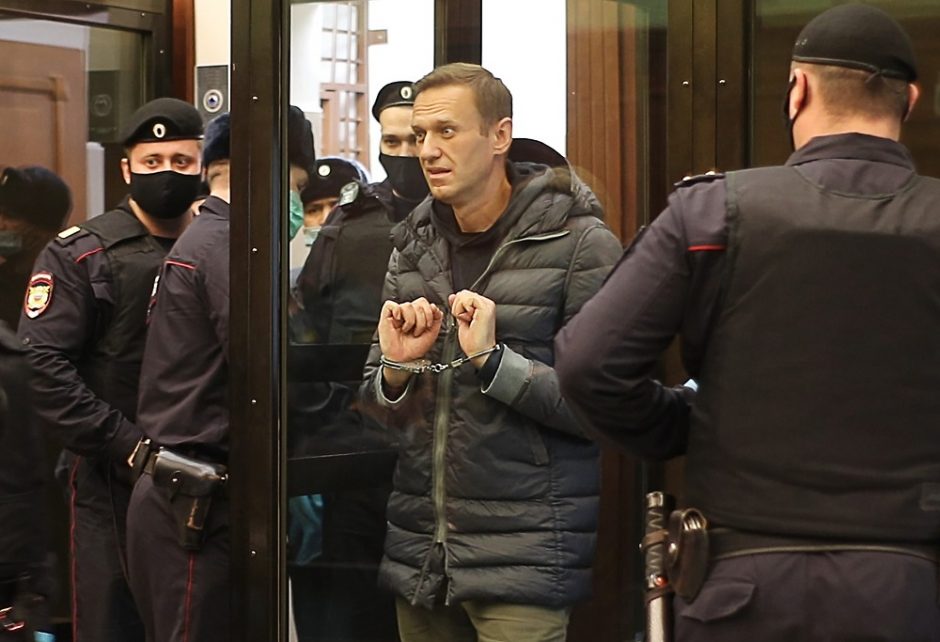 Teismui sprendžiant dėl A. Navalno įkalinimo, Rusijos URM atstovei užkliuvo ir Lietuvos diplomatai