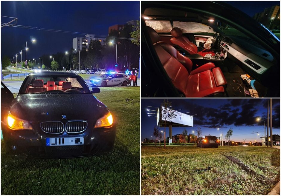 Eismo nelaimė Šiaurės prospekte: girtas BMW vairuotojas užsidirbo baudžiamąją bylą