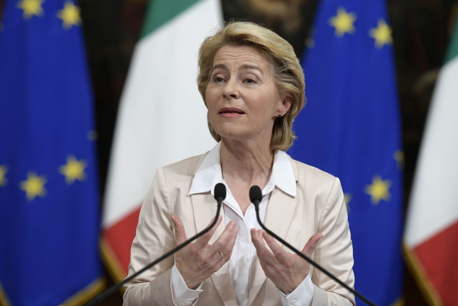 Europos Komisijos vadovė U. von der Leyen: už Europą kovosiu visomis išgalėmis
