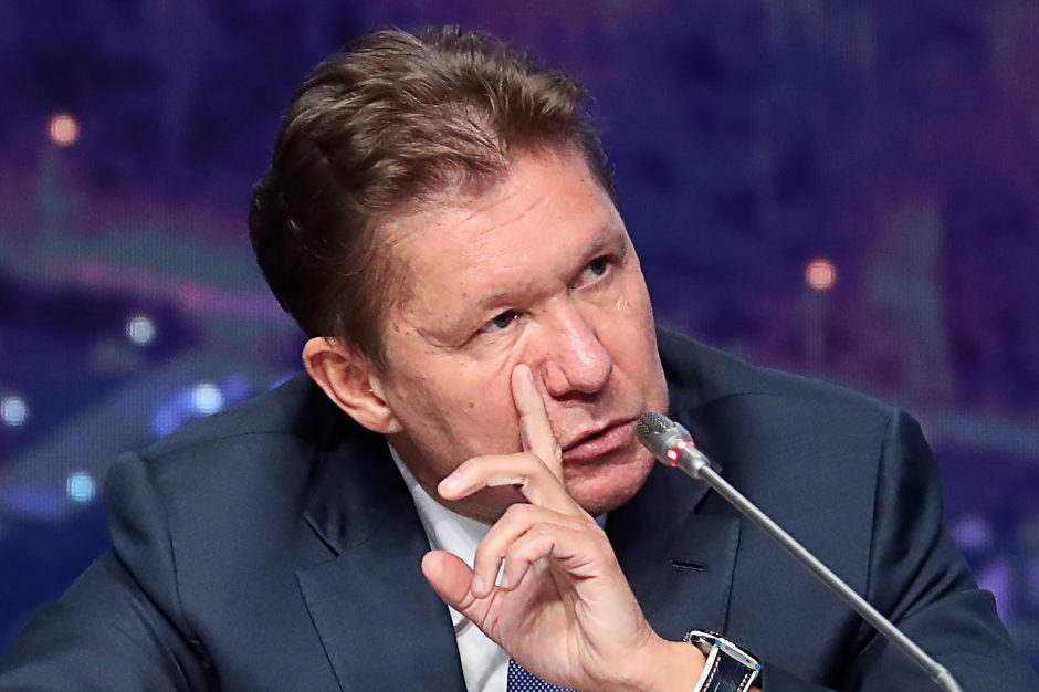 „Gazprom“ vadovas: teisiškai sustabdyti „Nord Stream 2“ – nebeįmanoma