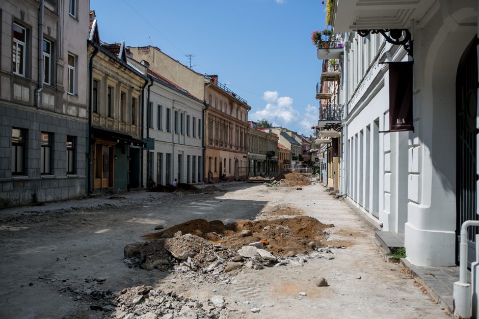 Vilniaus gatvės rekonstrukcija pažėrė pirmuosius lobius