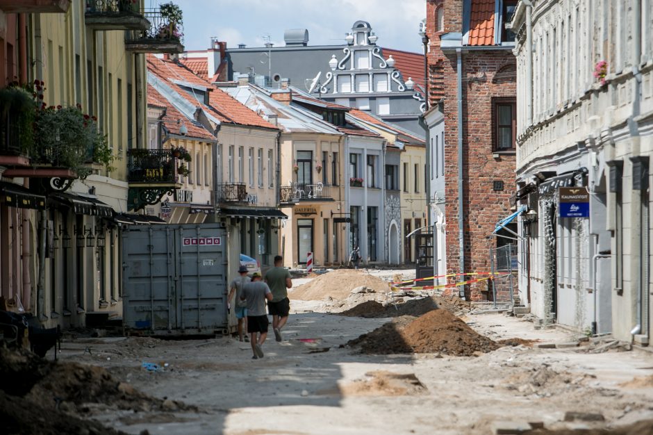 Vilniaus gatvės rekonstrukcija pažėrė pirmuosius lobius