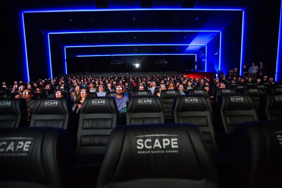 Kaune atidaryta geriausia kino salė šalyje
