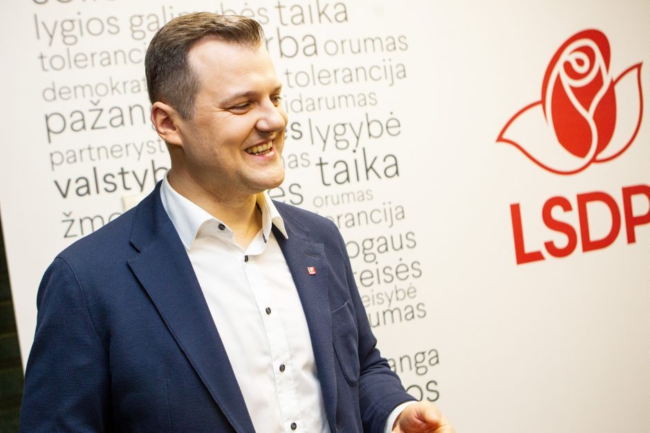 Socialdemokratų partijos pirmininku perrinktas G. Paluckas