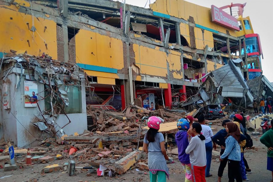 Stiprus žemės drebėjimas Indonezijoje 