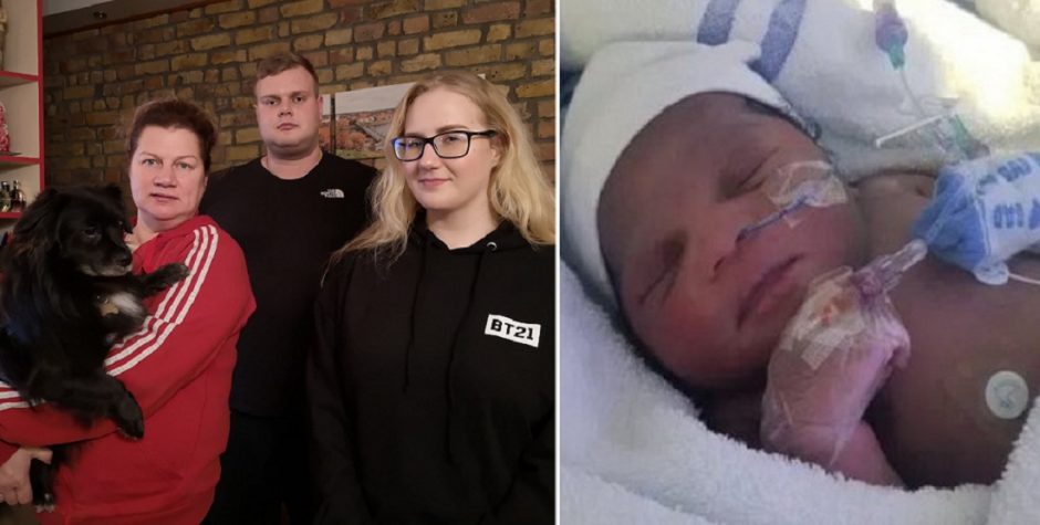 Londone maiše paliktą kūdikį išgelbėjusi kauniečių šeima: didvyriais nesijaučiame