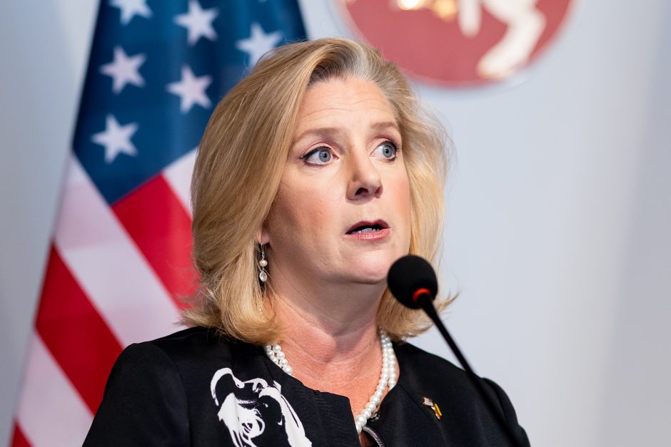 Lietuvoje vieši JAV sausumos pajėgų sekretorė Christine Wormuth