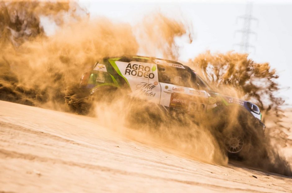 To dar nebuvo: V. Žala ir S. Jurgelėnas laimėjo pirmąjį Dakaro etapą