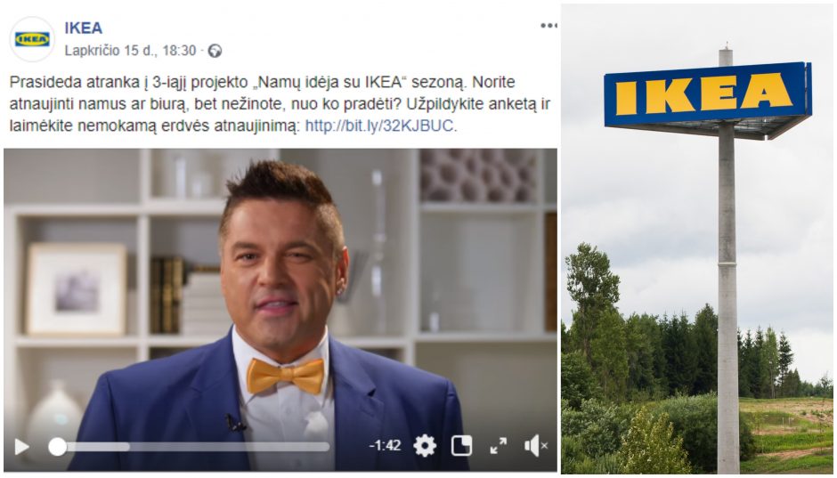 Trikdo IKEA reklama su V. Cololo atvaizdu: turėkite pagarbos! 