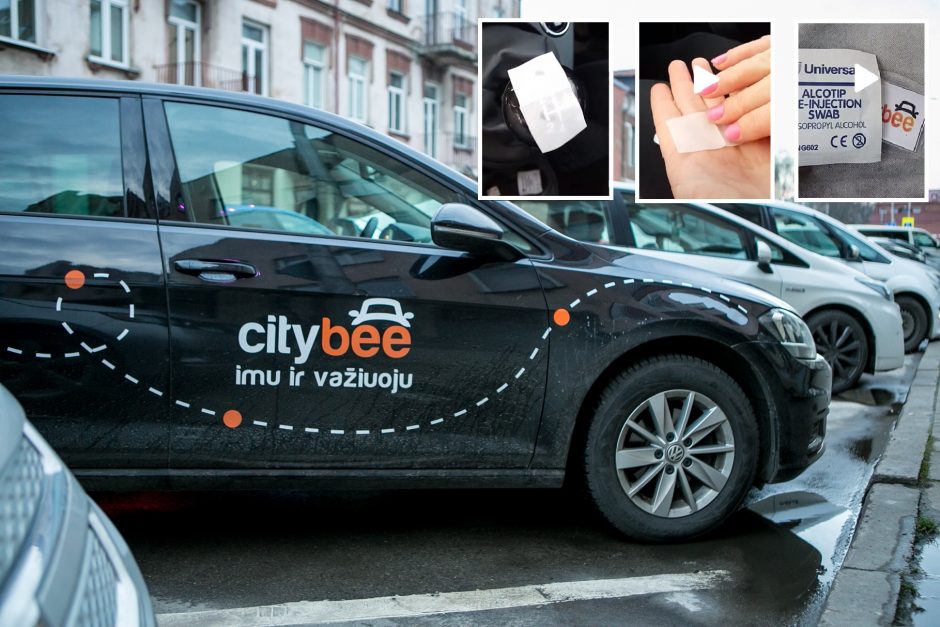 „CityBee“ automobilių dezinfekcija – tik iliuzija?