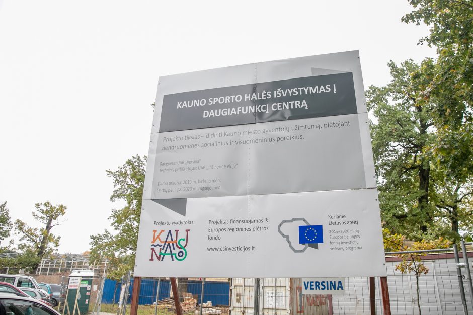 Žiema nesustabdys Kauno stadiono rekonstrukcijos