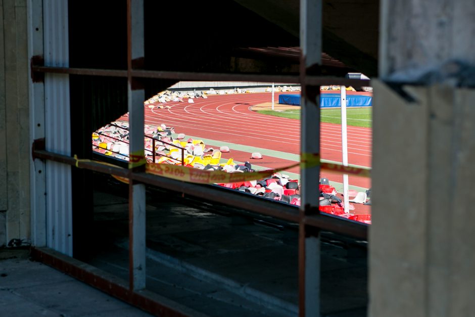 Renginiai pradėtame tvarkyti Kauno stadione užkliuvo Darbo inspekcijai