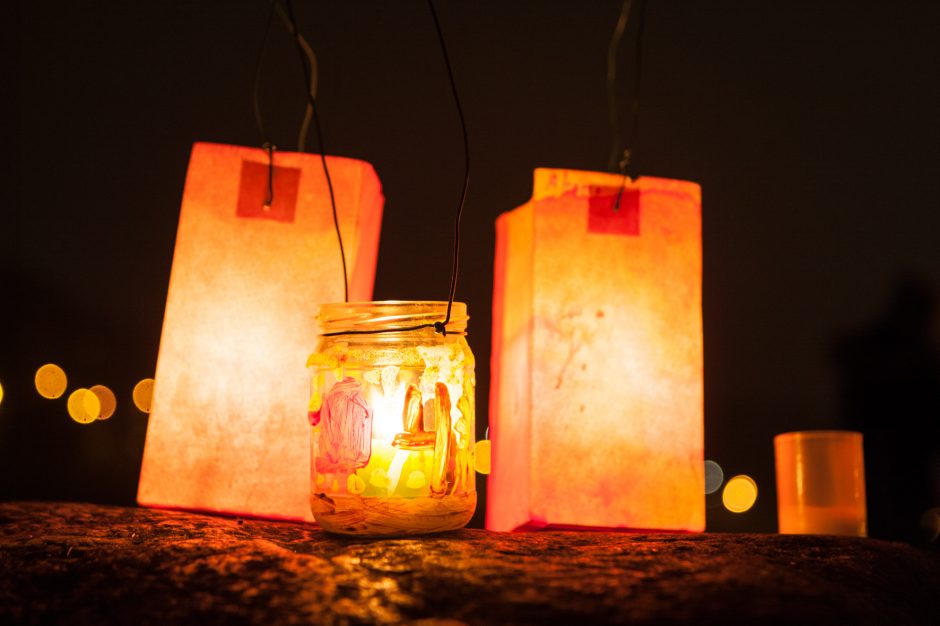 Nemuno saloje – erdvinė šviesos instaliacija