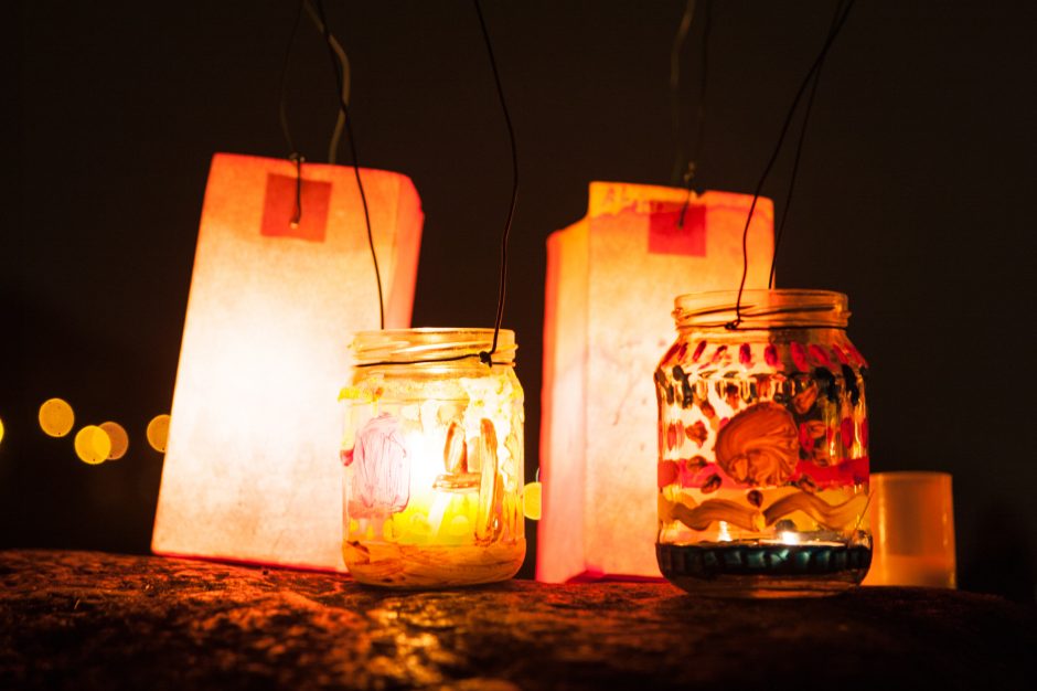 Nemuno saloje – erdvinė šviesos instaliacija