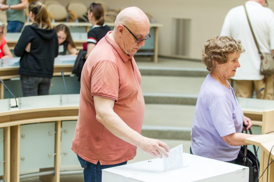 Prezidento ir EP rinkimai: balsuotojų iš anksto srautas – net dvigubai mažesnis
