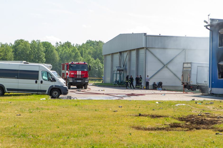 Kauno rajone degė mėsos perdirbimo įmonė