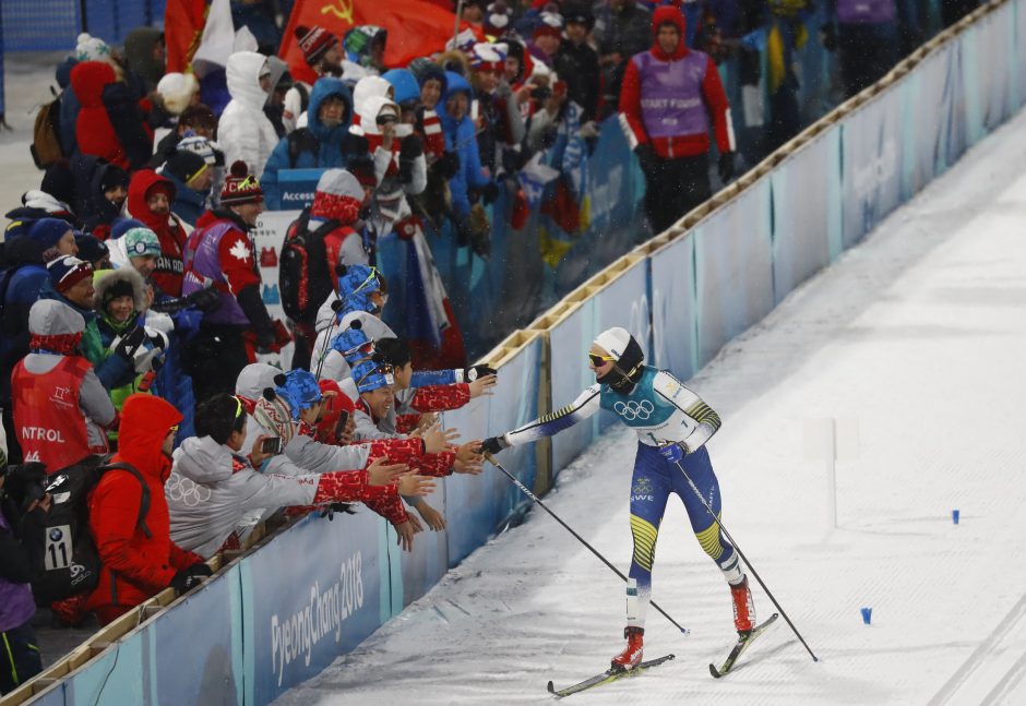 Olimpiniame slidinėjimo sprinte triumfavo švedė ir norvegas