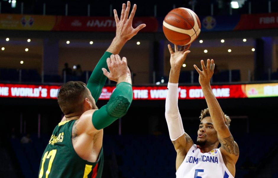 Lietuvos krepšinio rinktinė įveikė Dominikos Respubliką