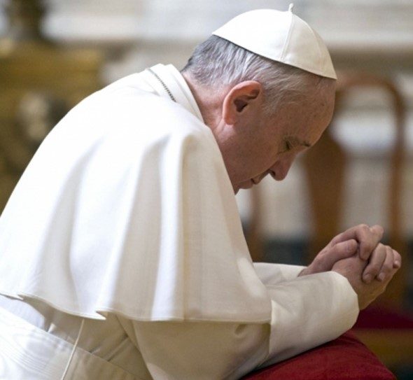 Popiežius Pranciškus paskelbė pirmą nuotrauką „Instagram“