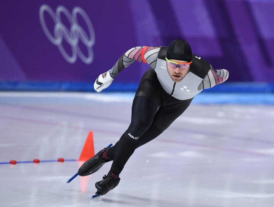 Greitojo čiuožimo rungtyje latvis liko per žingsnį nuo medalio