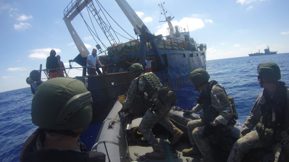 Iš operacijos Viduržemio jūroje grįžta Laivų apžiūros grupė