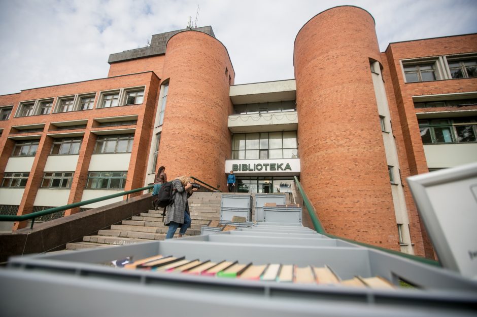 Originaliu būdu iškraustyta Kauno apskrities viešoji biblioteka