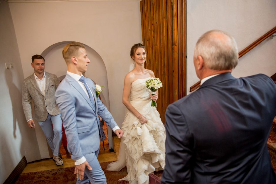 Kauno rotušėje susituokė žinoma šokėjų pora