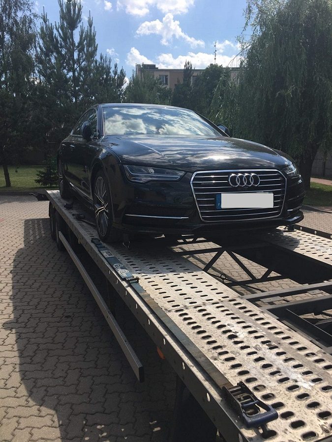 Pasieniečiai sulaikė Prancūzijoje pavogtą „Audi“