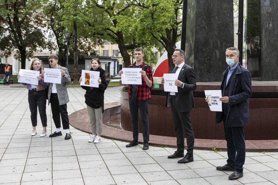 Sąjūdžio prieš Astravo AE protesto akcija