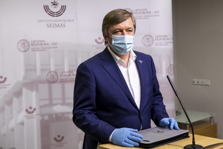 G. Nausėda naujajam Seimui: visa šalis liepsnoja infekcinio pavojaus raudoniu