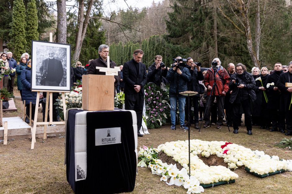 Vilniaus Antakalnio kapinėse palaidotas režisierius R. Tuminas