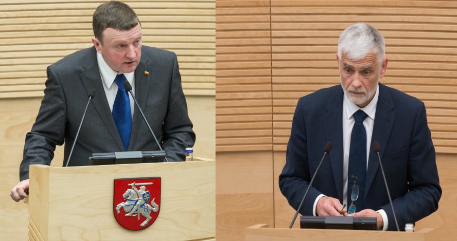 V. Gailiui ir B. Markauskui tapus merais – nauji Seimo nario rinkimai